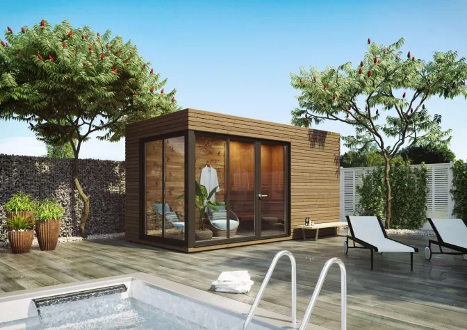 Bild: Design-Gartenhäuser zum Relaxen und Arbeiten