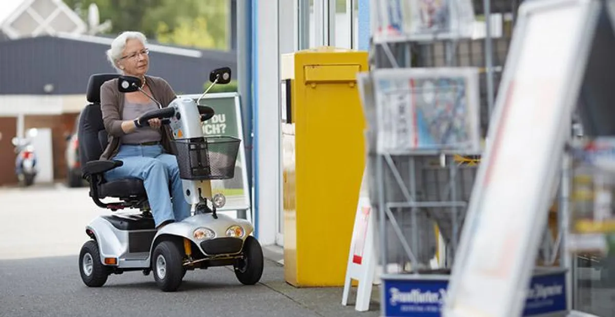 Elektromobile für Senioren in gewohnter Umgebung testen