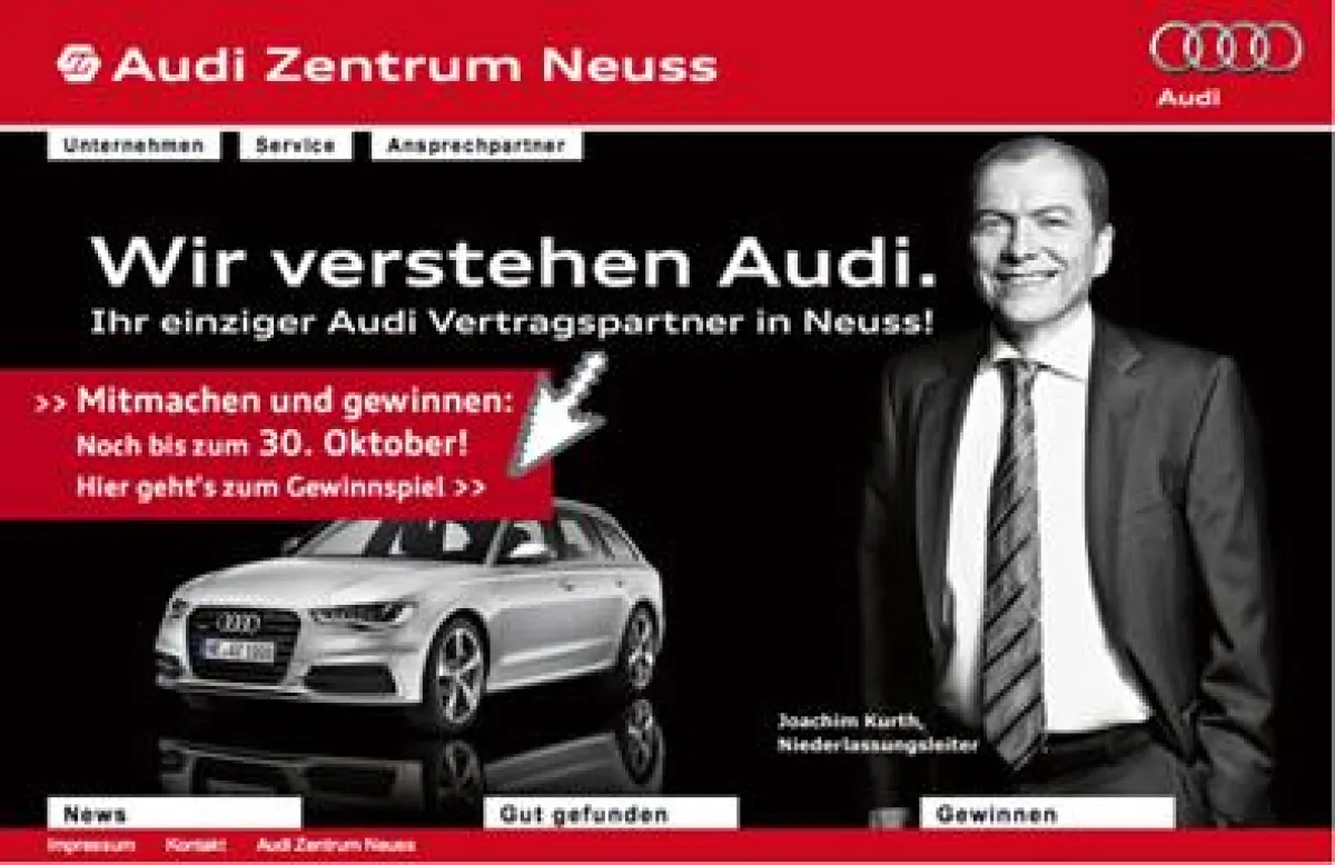 Audi Zentrum Neuss: Kampagne von h1