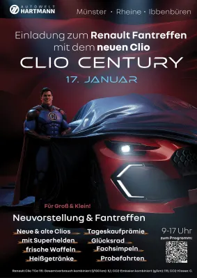 Renault Fantreffen mit dem neuen Clio Bild: Renault Fantreffen mit dem neuen Clio