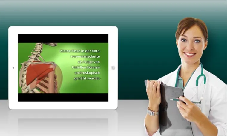 Bild: TV-Wartezimmer nutzt Multimedia zweifach