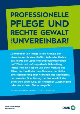 Bild: Haltung zeigen gegen Rechts – gerade in der Pflege