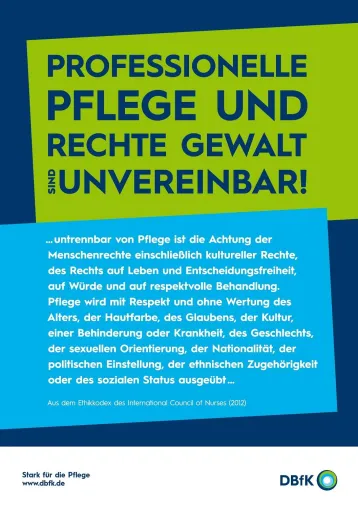 Haltung zeigen gegen Rechts – gerade in der Pflege Bild: Haltung zeigen gegen Rechts – gerade in der Pflege