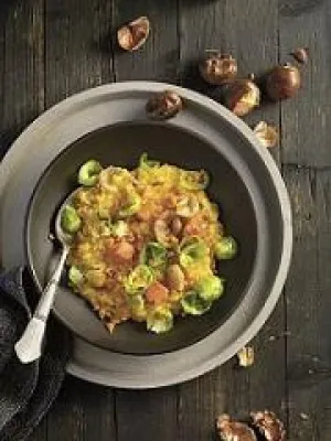 Kürbisrisotto mit Kastanien - Paul Ivic verrät sein Lieblingsrezept für kalte Wintertage Bild: Kürbisrisotto mit Kastanien - Paul Ivic verrät sein Lieblingsrezept für kalte Wintertage