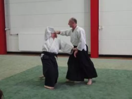 Bild: Aikido-Grossmeister Frank Noël zu Gast in Altona