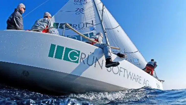 Bild: GRÜN Software AG engagiert sich im Segelsport
