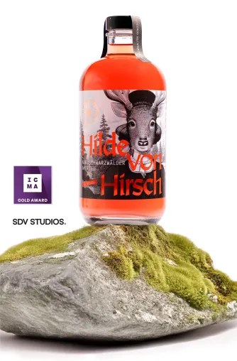 Bild: Gold für Calwer-Design: Regionaler Aperitif aus dem Schwarzwald gewinnt internationalen Gold Award