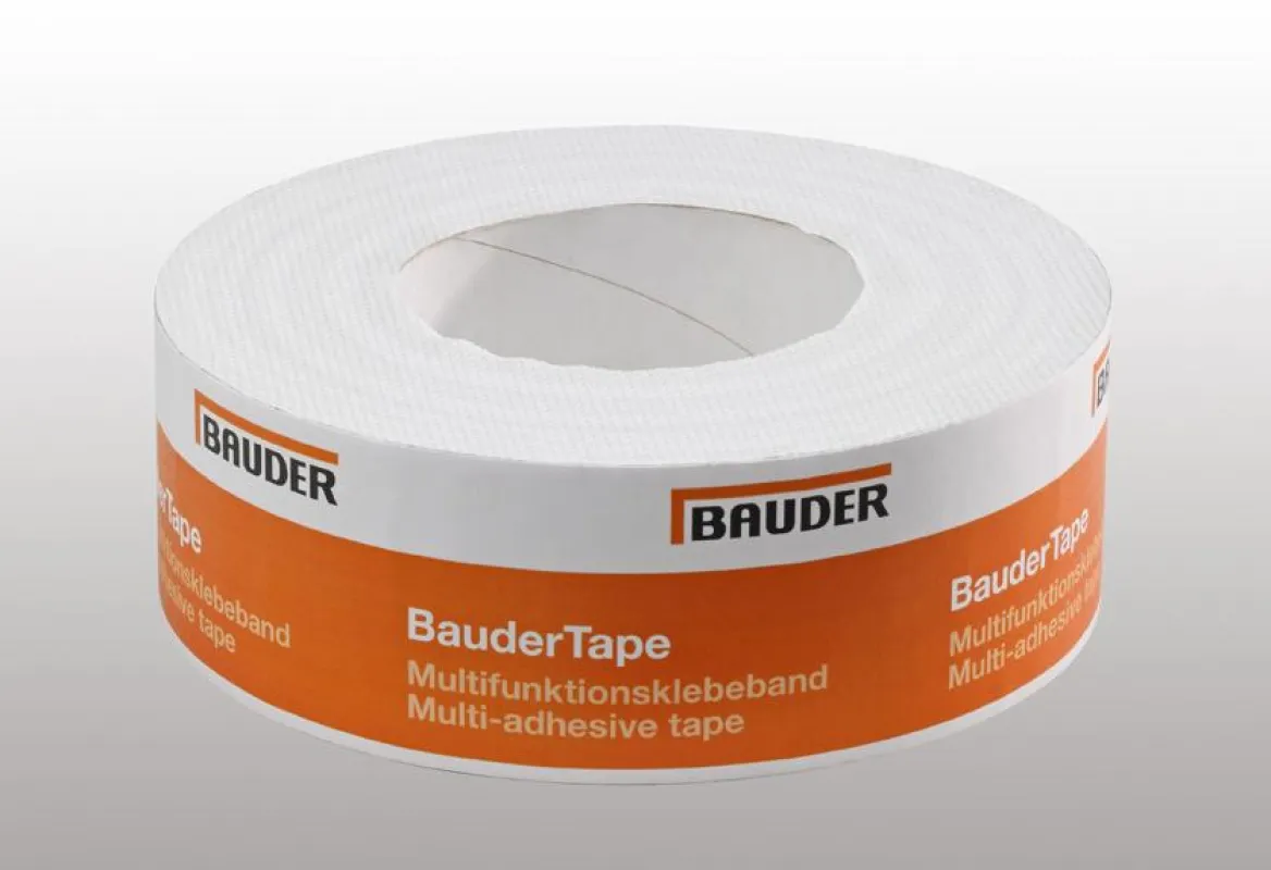 Mit dem neuen Mutifunktionsklebeband BauderTape bringt die Paul Bauder GmbH & Co. KG in Stuttgart ein besonders flexibel einsetzbares High-Tech-Klebeband aufs Dach.