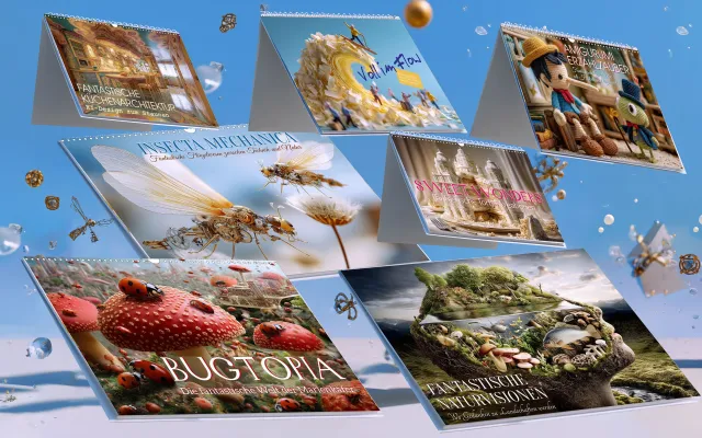 Bild: Fantasie in Bildern – KI-Kunstkalender von Hanna Wagner zeigen, wie Kreativität Zukunft gestaltet