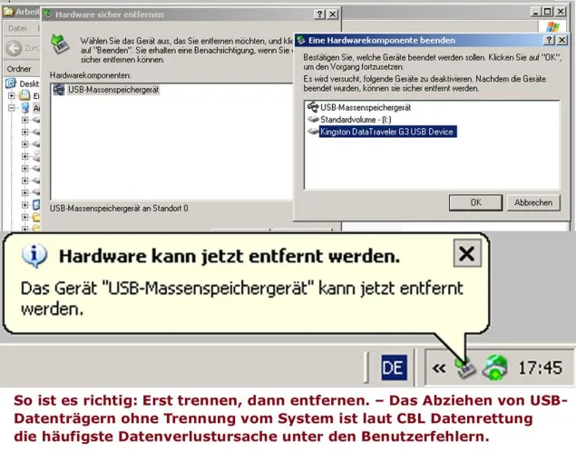 CBL Datenrettung: Auch routinierte Anwender verlieren Daten durch Fehler Bild: CBL Datenrettung: Auch routinierte Anwender verlieren Daten durch Fehler
