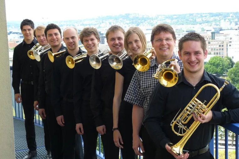 Bild: „The Sound of Trumpets“ in der Kreissparkasse