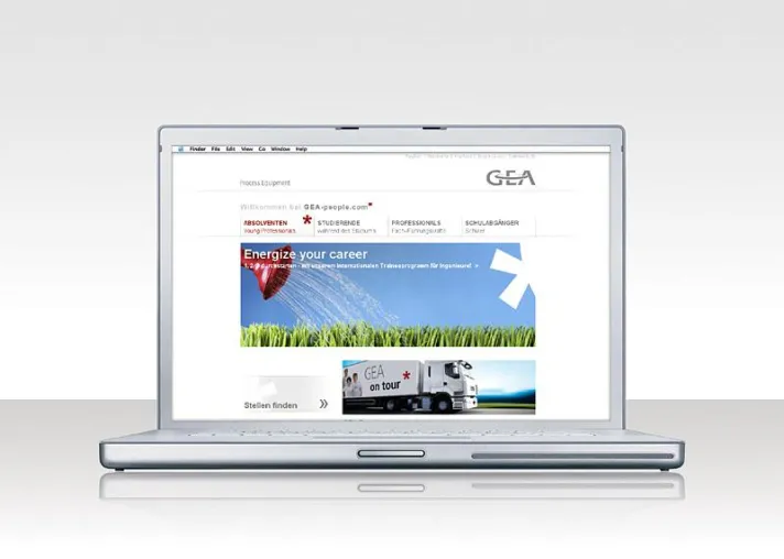 Join the GEA People - wendweb realisiert Karriereportal für die GEA Process Equipment Division Bild: Join the GEA People - wendweb realisiert Karriereportal für die GEA Process Equipment Division