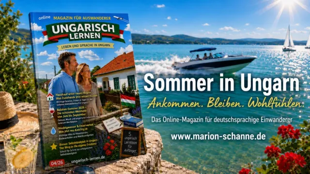 Bild: Ungarn Sommer 2026: Hauskauf nach neuen Regeln, Balaton‑Sommer, Niedrigwasser, Steuern und Selbstständigkeit