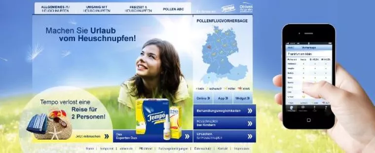 coma unterstützt geplagte Heuschnupfen-Nasen Bild: coma unterstützt geplagte Heuschnupfen-Nasen