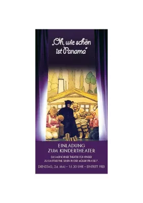 Bild: Eine Baugrube wird zum Theater / Kindertheater einen Tag vor Grundsteinlegung