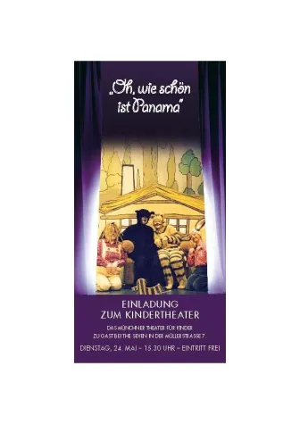 Bild: Eine Baugrube wird zum Theater / Kindertheater einen Tag vor Grundsteinlegung