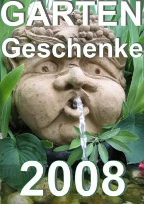 Bild: Kostenloser Kalender 2008 mit Sonnenuhren und Gartenskulpturen