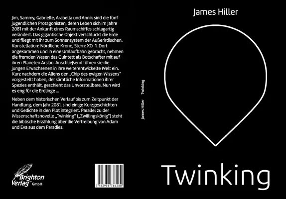 Bild: Wissenschaftsnovelle „Twinking“ des Autors James Hiller