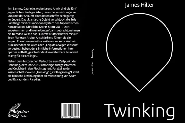 Bild: Wissenschaftsnovelle „Twinking“ des Autors James Hiller