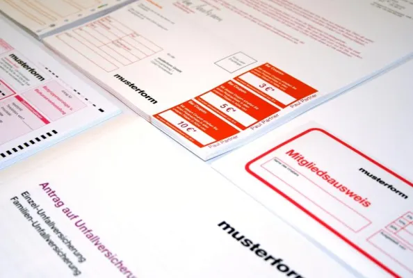 musterform geht bei Musterformularen mit Musterbeispiel voran Bild: musterform geht bei Musterformularen mit Musterbeispiel voran