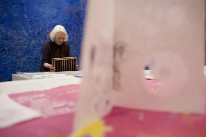 Barbara Beisinghoff zeigt Arbeiten zu Gertrud Kolmar, Marina Zwetajewa und Christa Wolf Bild: Barbara Beisinghoff zeigt Arbeiten zu Gertrud Kolmar, Marina Zwetajewa und Christa Wolf