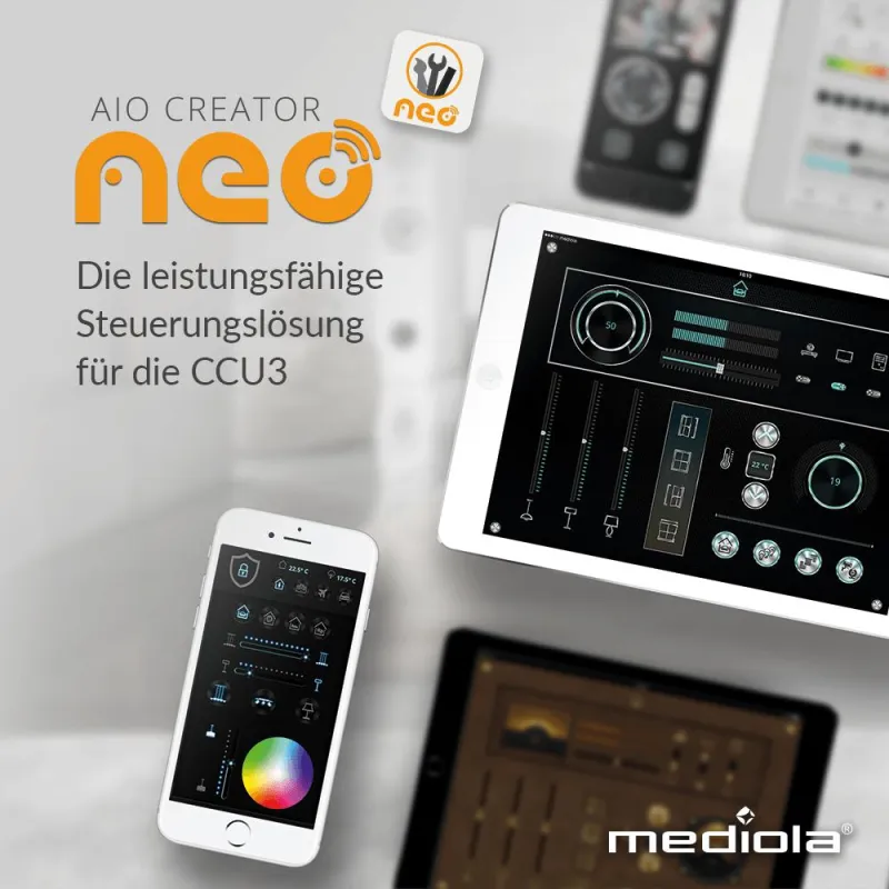 AIO CREATOR NEO - Die leistungsfähige Steuerungslösung für die Homematic CCU3