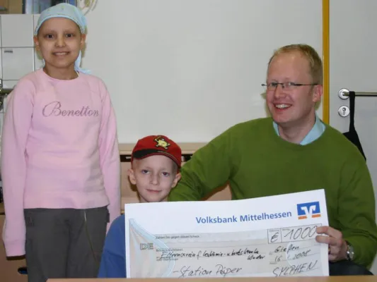 Bild: Sylphen GmbH & Co. KG spendet dem Elternverein für leukämie- und krebskranke Kinder in Gießen