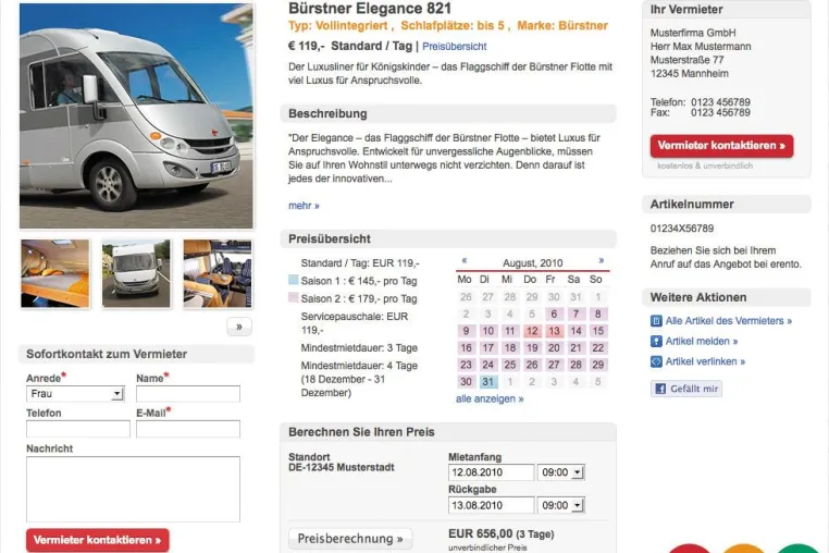 Bild: erento setzt auf neues Modell für Vermieter