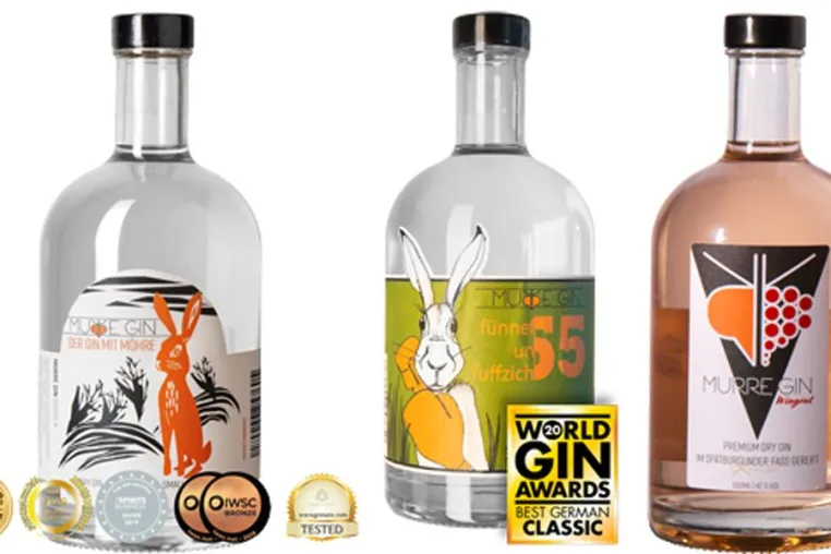 Murre Gin zukünftig ohne Farbstoff Bild: Murre Gin zukünftig ohne Farbstoff