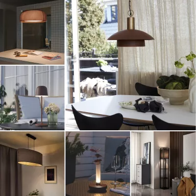 Bild: Mocha Mousse: Lampenwelt.de präsentiert Leuchten in der Pantone® Farbe des Jahres 2025