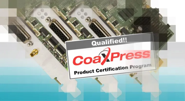 Bild: CoaXPress Zertifizierung für Euresys CoaXLink Serie