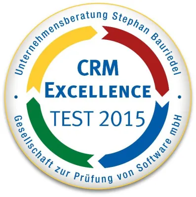 Bild: Ergebnisse des CRM Excellence Tests auf der IT & Business 2015