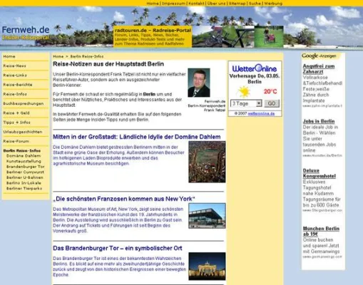 Städtetrip Deutschland: Reiseinfo Berlin Bild: Städtetrip Deutschland: Reiseinfo Berlin