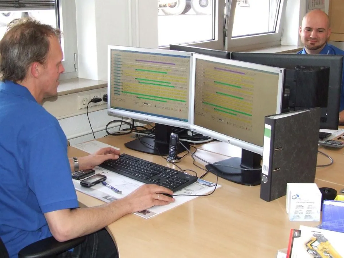 Hochmoderne elektronische Einsatzplanung mit E.P.O.S. bei der Firma MSG Krandienst