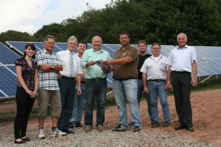 Bild: Stiftung Sonne für Birkenfeld errichtet Photovoltaikanlage für das Gemeinwohl - Windkraftanlagen folgen