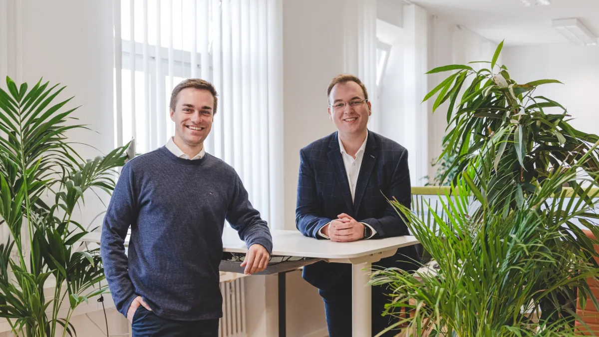 Gründer Sebastian Adams und Tim Platner (v.l.n.r.)