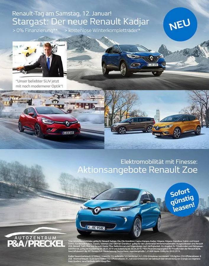 Renault- und Dacia-Tag bei P&A-Preckel