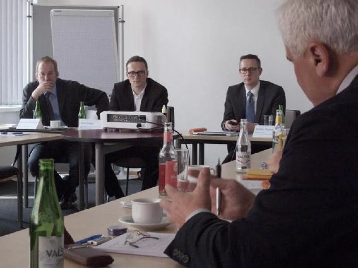 Regionaler Breitbandworkshop in Potsdam. Stefan Sondermann, Sven Knapp und Stefan Tiemann (v.l.n.r)