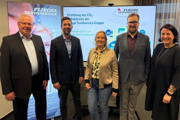 Bild: Servitex-Mitglied Fliegel Textilservice erstellt CO₂-Bilanzen für alle Standorte 
