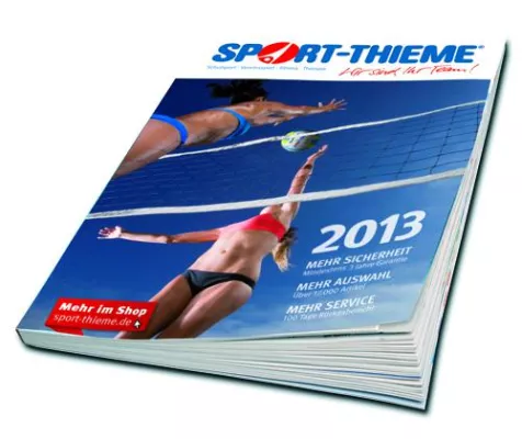 Bild: Sport-Thieme Hauptkatalog 2013 – noch näher am Kunden