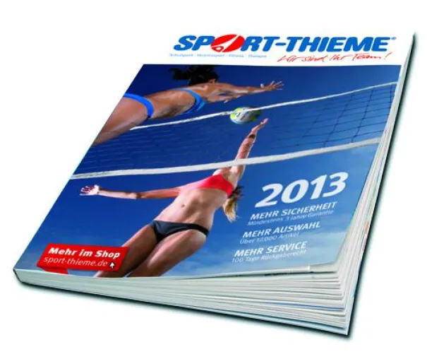 Bild: Sport-Thieme Hauptkatalog 2013 – noch näher am Kunden