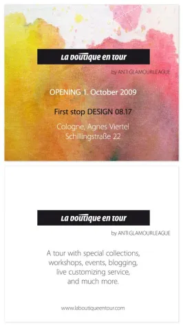 Bild: La boutique en tour by ANTI·GLAMOUR·LEAGUE