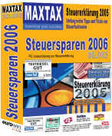 Bild: Viel Geld sparen mit MAXTAX Steuersparen 2006