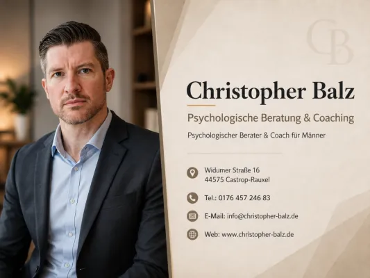 Bild: Christopher Balz Beratung und Coaching: Psychologische Beratung für Männer in Castrop-Rauxel und online