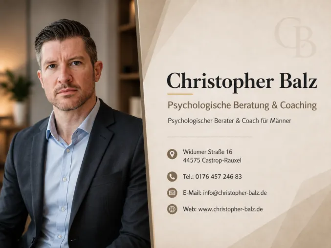 Bild: Christopher Balz Beratung und Coaching: Psychologische Beratung für Männer in Castrop-Rauxel und online