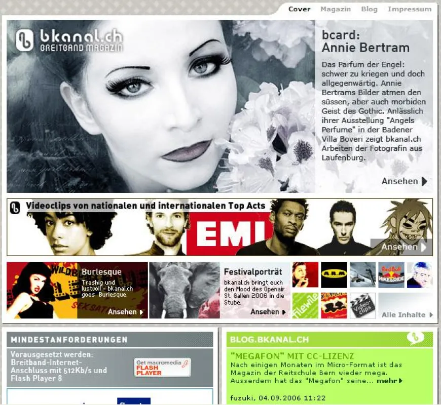 Innovatives Online-Magazin www.bkanal.ch gehört neu zu orange8 interactive