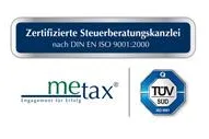 Bild: Metax-Steuerberater mit TÜV-Siegel