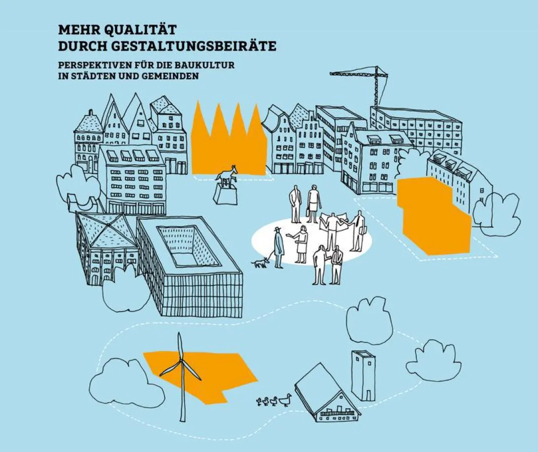 Die Publikation ist eine umfassende Bestandsaufnahme der Gestaltungsbeiräte in Deutschland  (Thomas Rustemeyer/BBSR)