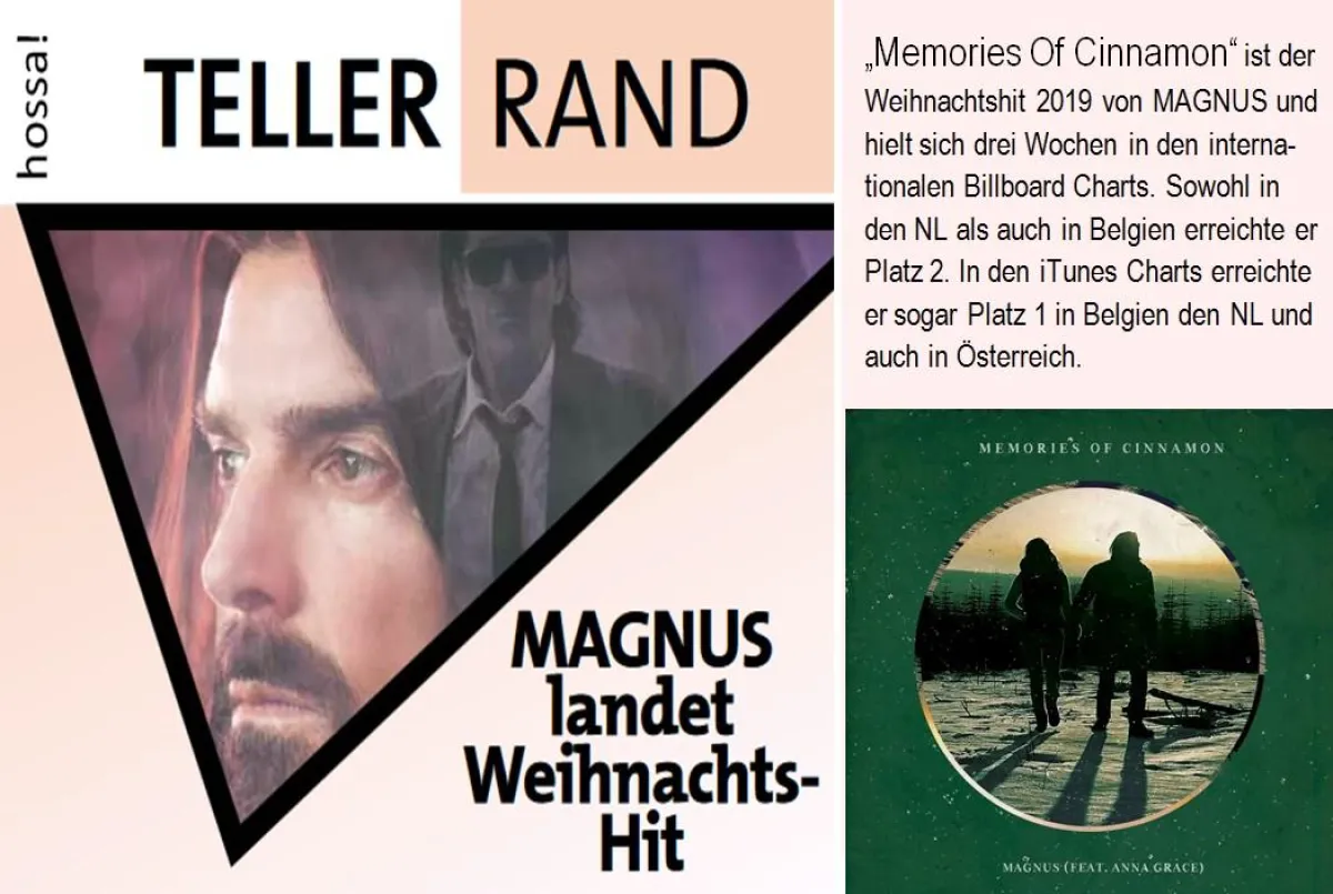 MAGNUS mit Weihnachts- Hit in den Billboard Charts
