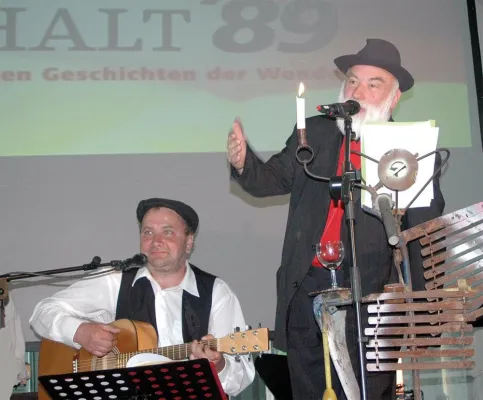 Bild: LeseKonzert „Ansichten zu Ansichten – Nichtvergebliche Aktion“ in der Mensa der Hochschule Harz (FH)